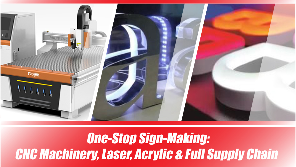 One-Stop Sign-Making: CNC Machinery, Laser, Acrylic & Full Supply Chain